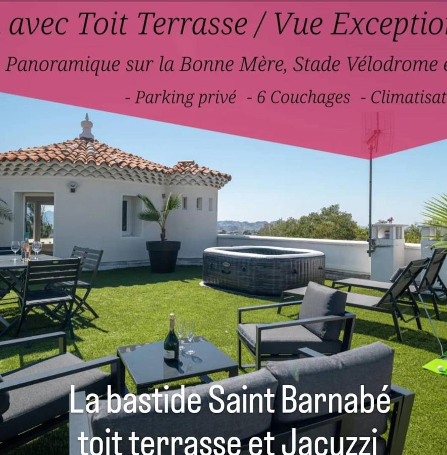 דירות מרסיי La Bastide De St Barnabe Jacuzzi Climatisation Parking Petanque מראה חיצוני תמונה
