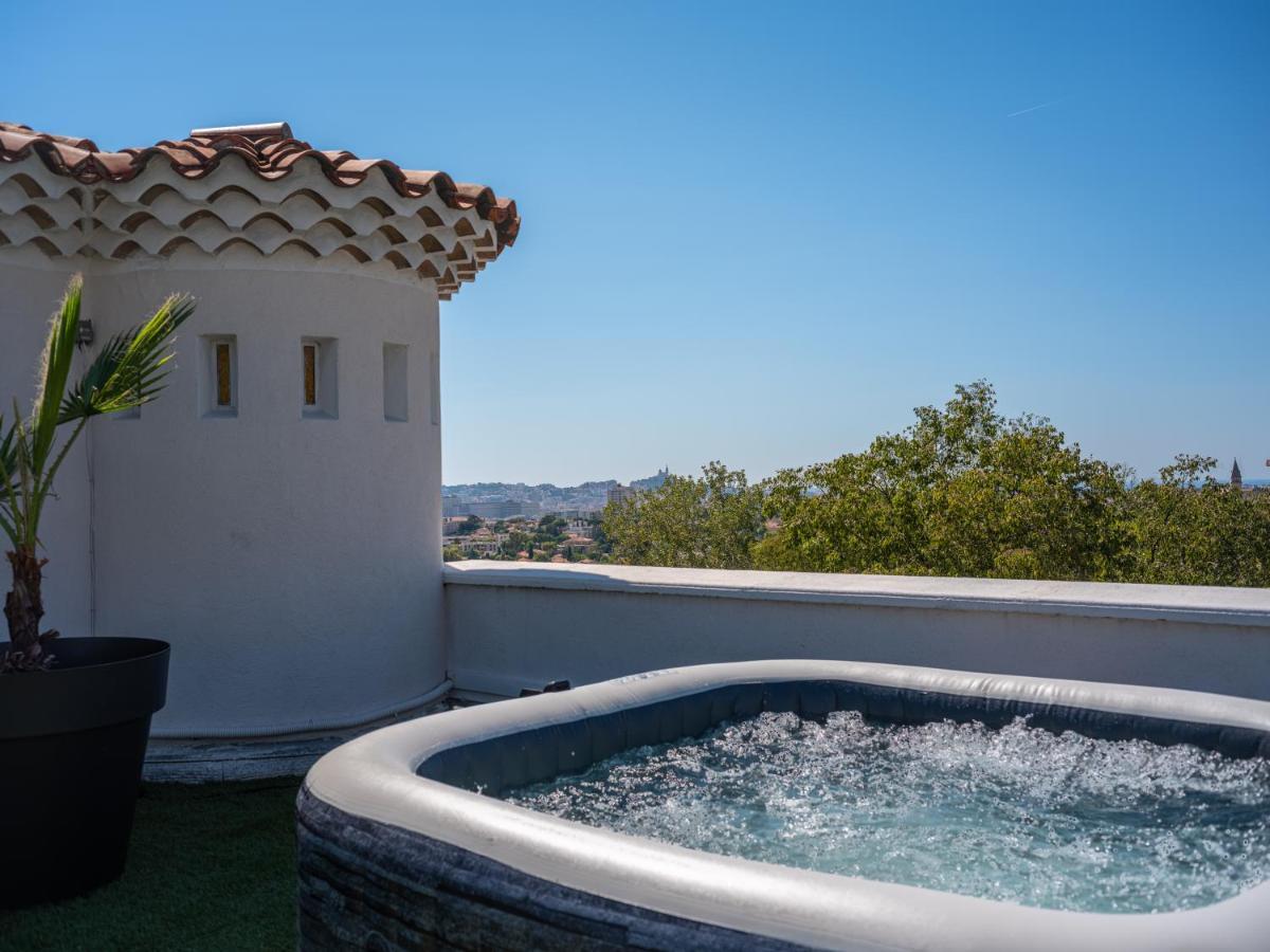 דירות מרסיי La Bastide De St Barnabe Jacuzzi Climatisation Parking Petanque מראה חיצוני תמונה